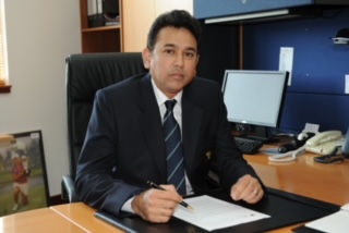 Faisal Hasnain at Dubai Golf office