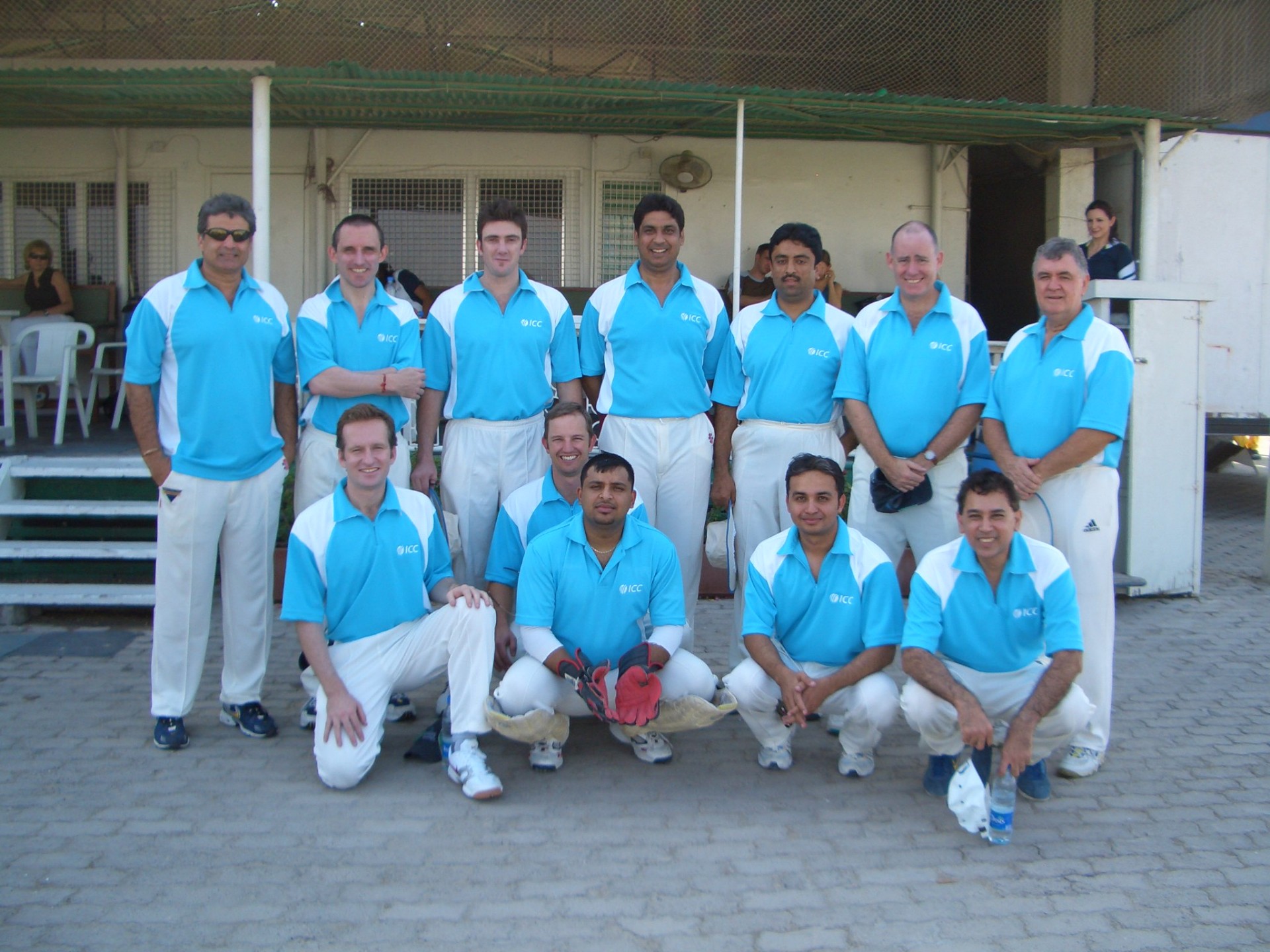 ICC cricket team group photo