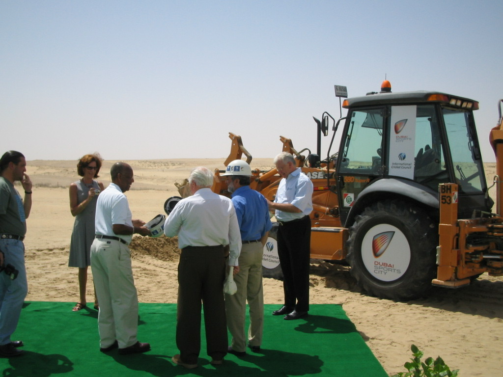 Dubai Sports City groundbreaking ceremony