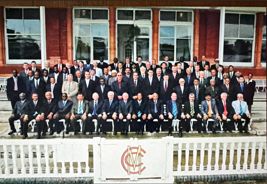 Group photo at MCC Lord's Cricket Ground