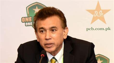 Faisal Hasnain at PCB press conference