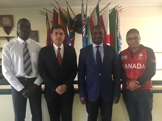 Meeting at Zimbabwe Cricket office