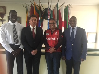 Zimbabwe Cricket office meeting